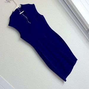 Navy bodycon dress